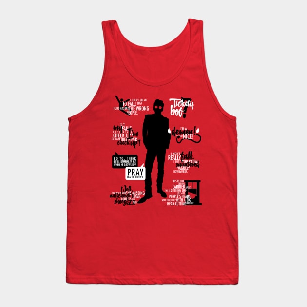 Good Omens: Crowley Tank Top by firlachiel